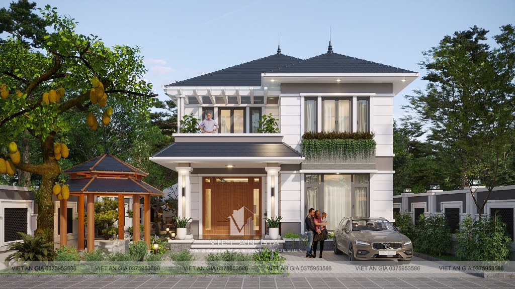 Thiết Kế Nhà Mái Nhật 2 Tầng – Không Gian Sống Đẳng Cấp tại Vĩnh Yên, Vĩnh&nbsp;Phúc